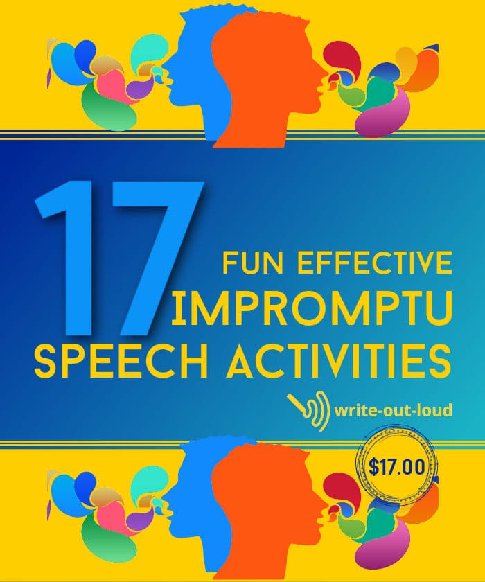 Fun Impromptu Speech Activities 17 Of The Best Ready To Go 