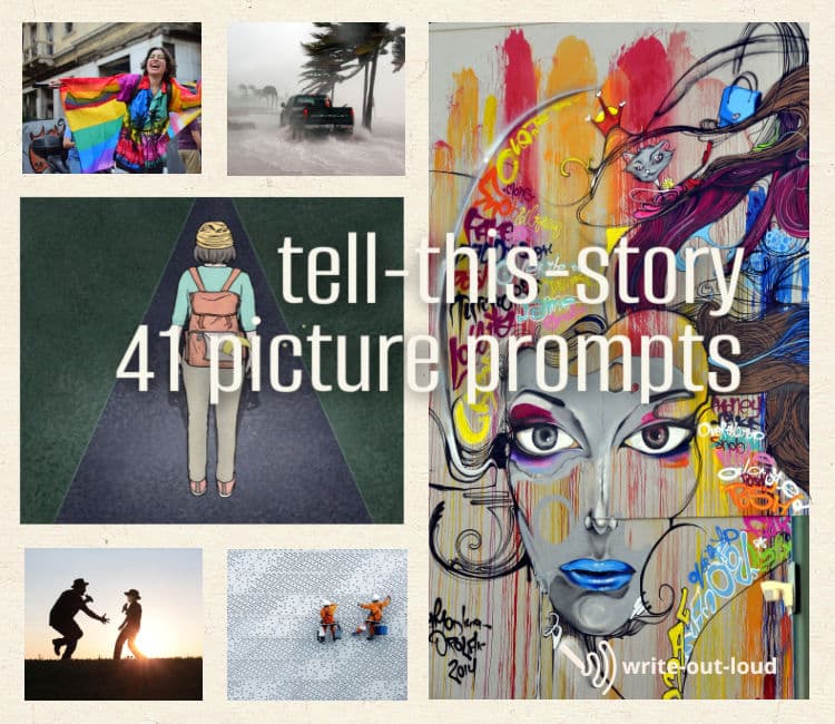 Tell this story picture prompts: 41 images for impromptu speaking