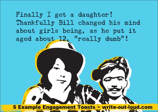 Image: two young boys: Text: Finally I get a daughter! Thankfully Bill changed his mind about girls being, as he put it aged about 12, "really dumb"