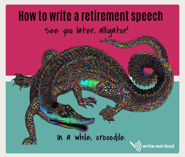 sample retirement speech for an employee