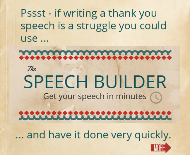 thank you for your help speech