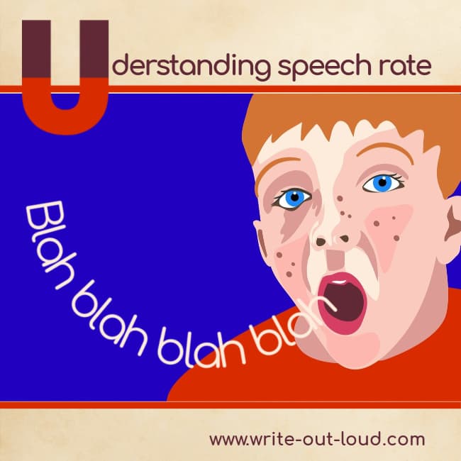 speech definition of rate