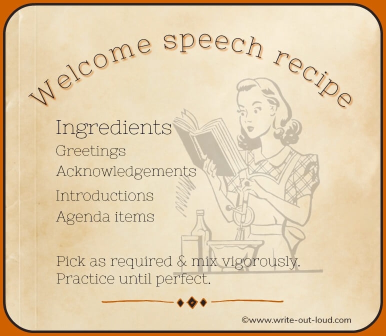 How to write a good welcome speech [with a sample speech]